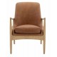 Gallery Direct Carrera Armchair - Brown Leather