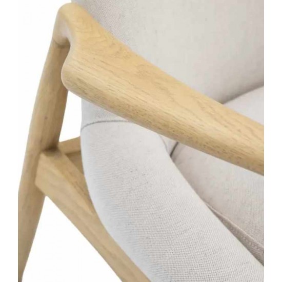 Gallery Direct Carrera Armchair - Natural Linen