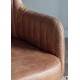 Gallery Direct Curie Swivel Chair - Vintage Brown