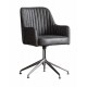 Gallery Direct Curie Swivel Chair - Antique Ebony