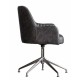 Gallery Direct Curie Swivel Chair - Antique Ebony