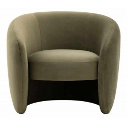 Gallery Direct Curvo Armchair - Moss Green