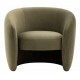 Gallery Direct Curvo Armchair - Moss Green