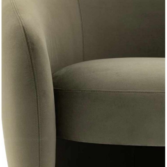 Gallery Direct Curvo Armchair - Moss Green