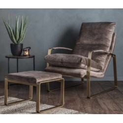 Gallery Direct Fabien Lounger - Mineral