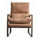 Gallery Direct Fabien Lounger - Ochre