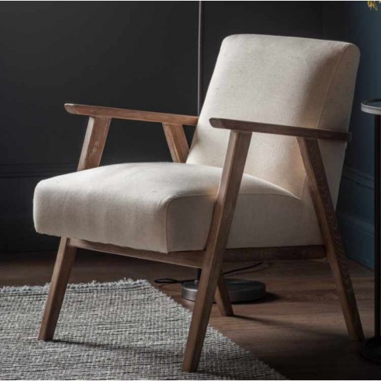 Gallery Direct Neyland Armchair - Natural Linen