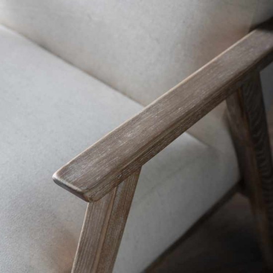 Gallery Direct Neyland Armchair - Natural Linen