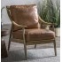 Gallery Direct Reliant Armchair - Vintage Brown Leather