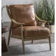 Gallery Direct Reliant Armchair - Vintage Brown Leather