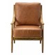 Gallery Direct Reliant Armchair - Vintage Brown Leather