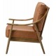 Gallery Direct Reliant Armchair - Vintage Brown Leather