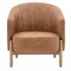 Gallery Direct Tindon Armchair - Vintage Brown Leather