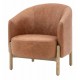 Gallery Direct Tindon Armchair - Vintage Brown Leather