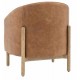 Gallery Direct Tindon Armchair - Vintage Brown Leather