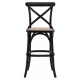 Gallery Direct Café Bar Stool - Black - Price for a pack of 2