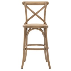 Gallery Direct Café Bar Stool - Natural - Price for a pack of 2