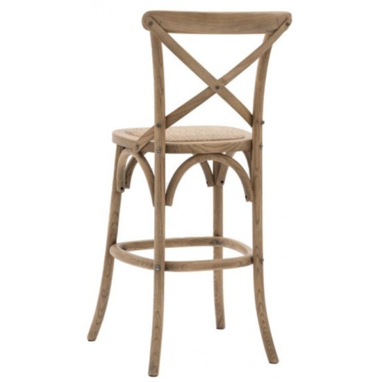 Gallery Direct Café Bar Stool - Natural - Price for a pack of 2