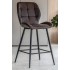 Gallery Direct Manford Bar Stool - Brown - Price for a pack of 2