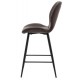 Gallery Direct Manford Bar Stool - Brown - Price for a pack of 2