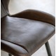 Gallery Direct Manford Bar Stool - Brown - Price for a pack of 2