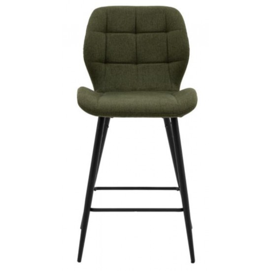 Gallery Direct Manford Bar Stool - Green - Price for a pack of 2