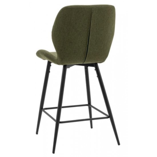 Gallery Direct Manford Bar Stool - Green - Price for a pack of 2