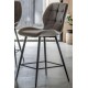 Gallery Direct Manford Bar Stool - Grey - Price for a pack of 2