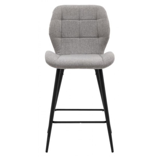 Gallery Direct Manford Bar Stool - Grey - Price for a pack of 2