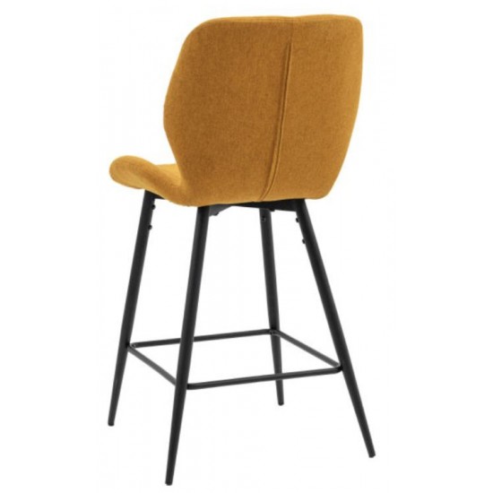 Gallery Direct Manford Bar Stool - Saffron - Price for a pack of 2