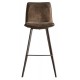 Gallery Direct Palmer Bar Stool - Brown - Price for a pack of 2