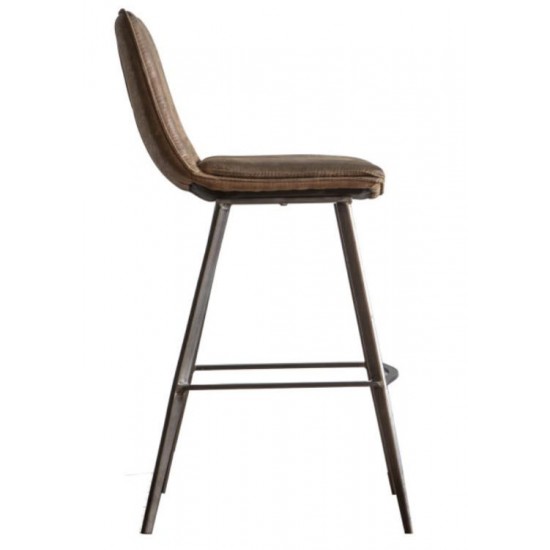 Gallery Direct Palmer Bar Stool - Brown - Price for a pack of 2