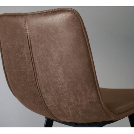 Gallery Direct Palmer Bar Stool - Brown - Price for a pack of 2