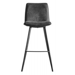 Gallery Direct Palmer Bar Stool - Grey - Price for a pack of 2