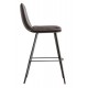 Gallery Direct Palmer Bar Stool - Grey - Price for a pack of 2