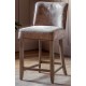 Gallery Direct Tarnby Bar Stool - Vintage Brown Leather - Price for a pack of 2