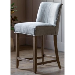 Gallery Direct Tarnby Bar Stool - Taupe - Price for a pack of 2