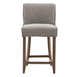 Gallery Direct Tarnby Bar Stool - Taupe - Price for a pack of 2