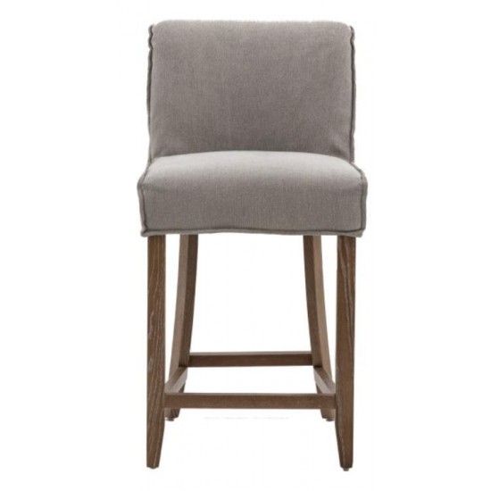 Gallery Direct Tarnby Bar Stool - Taupe - Price for a pack of 2