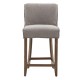 Gallery Direct Tarnby Bar Stool - Taupe - Price for a pack of 2