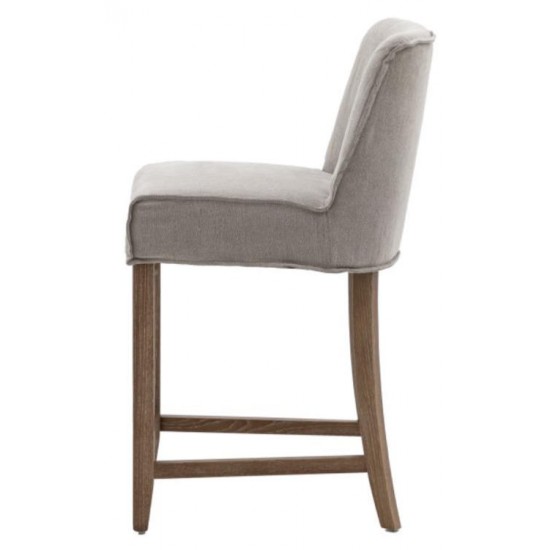 Gallery Direct Tarnby Bar Stool - Taupe - Price for a pack of 2