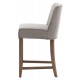 Gallery Direct Tarnby Bar Stool - Taupe - Price for a pack of 2