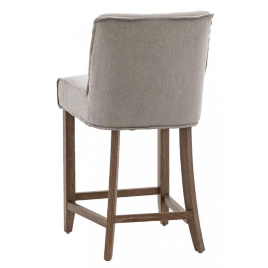 Gallery Direct Tarnby Bar Stool - Taupe - Price for a pack of 2