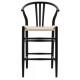 Gallery Direct Whitney Bar Stool - Black - Price for a pack of 2