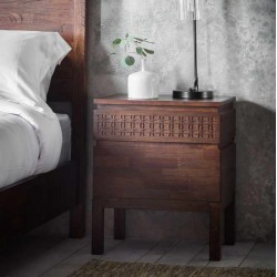 Gallery Direct Boho Bedside 2 Drawer Chest