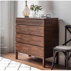 Gallery Direct Boho Bedside 4 Drawer Chest