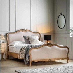 Gallery Direct Chic Linen Upholstered Bedframe