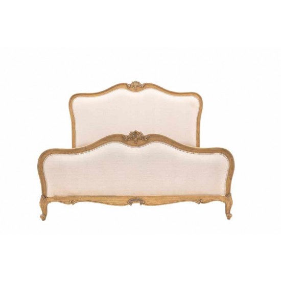 Gallery Direct Chic Linen Upholstered Bedframe