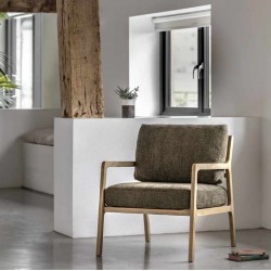 Gallery Direct Cortona Accent Chair in Moss Green fabric