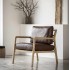 Gallery Direct Cortona Accent Chair in Vintage Brown